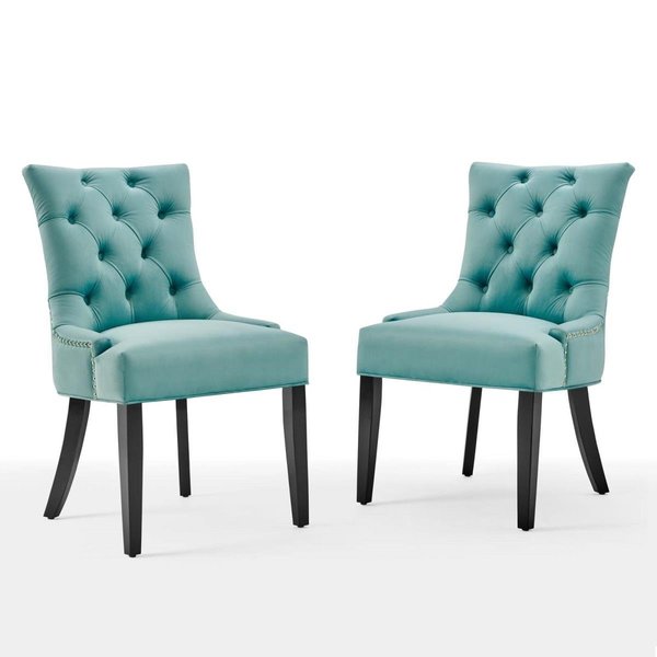 Modway Furniture Regent Tufted Performance Velvet Dining Side Chairs - Mint EEI-3780-MIN